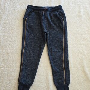 Epic Threads Navy Heather Jogger Pants with Tan Side Stripe